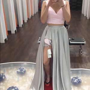 Angela & Alison Two Piece Prom Dress